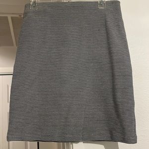 Black and White Pencil Skirt